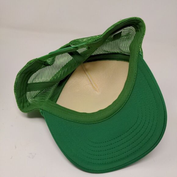 CountryMark Co-Alliance Mesh Snap Back Hat Baseball Cap Green White - Picture 9 of 11